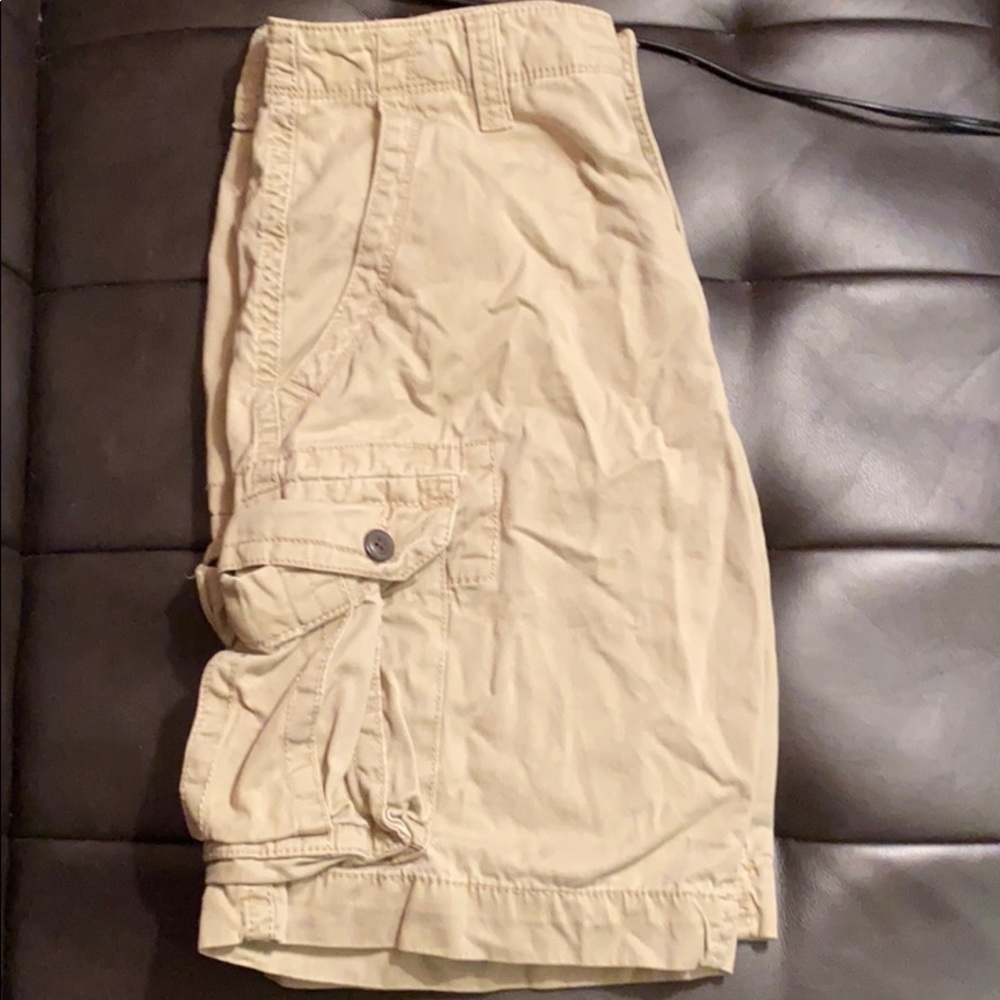 Khaki Cargo Shorts